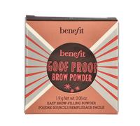 Benefit Goof Proof Brow Powder concentrandoti sull’arco e sulla coda. - Applica meno pressione all’inizio delle sopracciglia per un effetto più morbido. - Stratifica gradualmente fino a raggiungere la