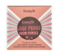 Benefit Goof Proof Brow Powder concentrandoti sull’arco e sulla coda. - Applica meno pressione all’inizio delle sopracciglia per un effetto più morbido. - Stratifica gradualmente fino a raggiungere la