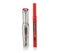 Benefit They´re Real! Xtreme Lash & Line Duo cofanetto regalo: mascara They're Real Magnet Mascara 9 ml + eyeliner They're Real Xtreme Precision Liner 0,35 ml Xtra Black tonalità Supercharged Black
