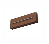 Beneito Faure Faretto Led segnapasso da parete a superficie Tween - 5W, Switch CCT, Illuminazione Interni ed Esterni , corridoi o passaggi - Corten