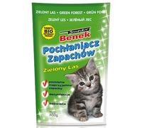 BENEK Disinfettante/Assorbente di odori verde foresta 450 g