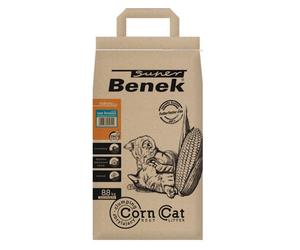 BENEK Super Corn Cat lettiera di mais per gatti profumo marino 14 l