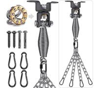 Benelabel 360° Rotante Sospensione Soffitto Amaca Altalena Hardware Cuscinetto Staffa di Plastica 4 Set Moschettoni per Sedia da Gioco per Interni Ed Esterni Yoga Corda Sacchi da Boxe 350 Libbre