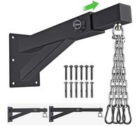 BeneLabel Appendiabiti da Parete per Sacchi Pesanti, Supporto per Sacchi da Boxe, Staffa per Palestra Domestica all'aperto, capacità di 800 Libbre