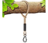 BeneLabel Corda per altalena e amaca, gancio resistente 199,6 kg, capacità 1.134 kg, interno-esterno, accessori inclusi, 50 cm, 1 pezzo, bianco sporco