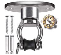 BeneLabel Legno/Cemento Soffitto Gancio 360° Girevole Amaca Altalena Appeso Vite Bullone Hardware Metallo Ovale Staffa Cuscinetto Set per Sedia da Gioco Corda Yoga Sacchi da Boxe, 900 Libbre