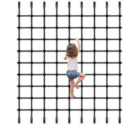 BeneLabel Portico da arrampicata, Rete da arrampicata Parco Giochi Scaletta Corda Nylon con kit Hardware Giochi Altalena per Bambini, Area Giochi, Capanna, Accessori Per Allenamento, 200x200cm