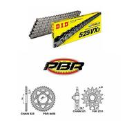 BENELLI TRK 502 500 2017 2018 KIT CATENA D.I.D CORONA PIGNONE TRASMISSIONE PBR