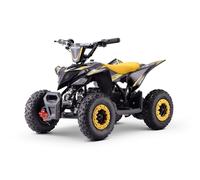 Beneo Motors ATV - Mini Quad per bambini Raptor giallo - 800 W 36 V 12 Ah a partire da 3 anni