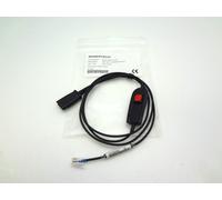 Benertech Q01-P-QD Cavo W/ Muto Interruttore per Poly Hw-Series Cuffie A Polycom