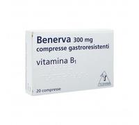 Benerva 300 mg Vitamina B1 20 compresse gastroresistenti