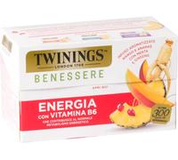 , Benessere Energia, Infuso Aromatizzato Al Mango E Ananas Con Menta E Ginseng,