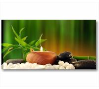Benessere zen 4 | quadro moderno stampa tela canvas 90x45 | bagno spa estetica