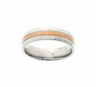 Beneto Anello Bicolor Wedding Ring Made of Steel SPP10 - Circuito: 64 mm sBE0476-64 Marca, Estándar, Metallo Non prezioso, Nessuna Pietra preziosa