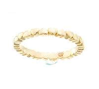 Beneto Anello Gold-Plated Silver Ring with Hearts AGG344-GOLD - Circuito: 54 mm sBE0714-54 Marca, Estándar, Metallo Non prezioso, Nessuna Pietra preziosa