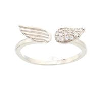 Beneto Anello Silver Open Ring with AGG336 Zircons - Circuit: 56 mm sBE0661-56 Marca, Estándar, Metallo Non prezioso, Nessuna Pietra preziosa