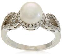 Beneto Anello Silver Ring with Crystals and Real Pearl AGG205 - Circuito: 50 mm sBE0448-50 Marca