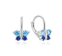 Beneto Orecchini bambina argento zirconi farfalle Aguc632Dl - Orecchini bambina