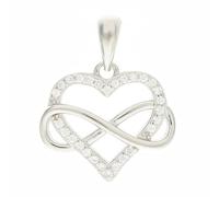 Beneto Ornamento Romantic Silver Pendant with Zircons Infinite Love AGH542L sBE1312 Marca, Estándar, Metallo Non prezioso, Nessuna Pietra preziosa