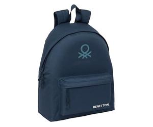 BENETTON BASICS ANTRACITA - Day Pack per bambini, zaino per bambini, qualità e massima resistenza, comodo e versatile, 33 x 15 x 42 cm