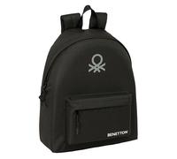 Safta Benetton Basics 20.80l 33x42x15 Cm Backpack Nero Bambini
