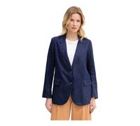 Benetton - Blazer in puro lino - - Jackets - Donna - Blu - XS