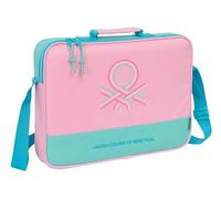 BENETTON DOLCE - Portafogli Extrascolastici, Valigetta portatodo, Tracolla comoda e versatile, qualità e resistenza, 38 x 6 x 28 cm