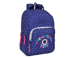 BENETTON DROP - Zaino scuola per bambini, ideale per bambini di diverse età, comodo e versatile, qualità e resistenza, 32 x 15 x 42 cm