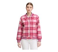 Benetton - Giacca Zip a Quadri - - Jackets - Donna - Rosa - L