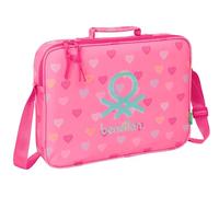BENETTON HEART - Portafogli Extrascolastici, Valigetta Portatodo, Tracolla Comoda e Versatile, Qualità e Resistenza, 38 x 6 x 28 cm