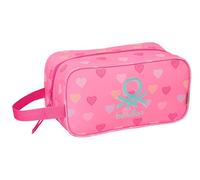 BENETTON HeART - Scarpiera media, multiuso, portatodo, sport, extraccolare, calcio, comoda e versatile, 29 x 14 x 15 cm