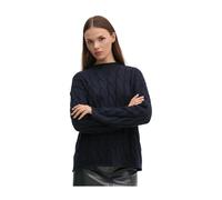 Benetton - Maglione a trecce - - Knitwear - Donna - Blu - M