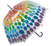 Benetton - Ombrello a campana automatico trasparente - Dip Dye, 105 cm