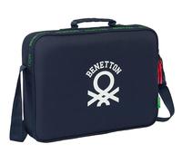 BENETTON TOGETHER - Portafogli Extrascolastici, Valigetta portatodo, Tracolla comoda e versatile, qualità e resistenza, 38 x 6 x 28 cm