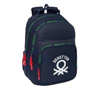BENETTON TOGETHER - Zaino scuola per bambini, ideale per bambini di diverse età, comodo e versatile, qualità e resistenza, 32 x 15 x 42 cm