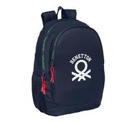 BENETTON TOGETHER - Zaino scuola per bambini, ideale per bambini di diverse età, comodo e versatile, qualità e resistenza, 32 x 16 x 44 cm