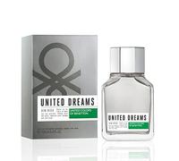 Benetton - United Dreams Aim High, Eau de Toilette Spray per Uomini, Fragranza Aromatica Legnosa con Agrumi, Pompelmo, Menta, Legno ed Ambra - 100