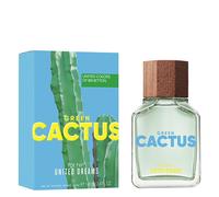 Benetton, Forever Green Him from United Dreams, Eau de Toilette da uomo, lunga durata, fragranza fresca, giovane e moderna, note agrumate, in legno e lavanda, ottimo per l'uso quotidiano, 100 ml