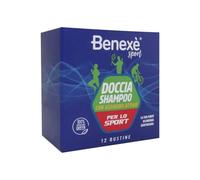 Benexè Doccia Shampoo 12 bustine - per lo Sport - con Ossigeno Attivo - 100% formulazione Green - la tua fonte di energia quotidiana