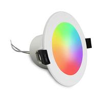 BENEXMART Zigbee 3.0 Smart Led Downlight RGBCW Lavora con Tuya SmartThings Voice Contorl di Alexa Echo Plus Direttamente (4 pollici 15W)