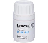 Benexol Trattamento Carenza Vitamine B con B1, B6, B12 Compresse 20 pz