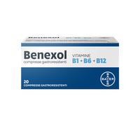 Benexol per integrazione di vitamine B1, B6 e B12 20 compresse gastroresistenti