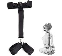 Benfa Cintura di Sostegno della Coppia Regolabile in Nylon Nero per Il rovescio