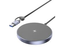 BENFEI Caricatore Wireless Magnetico 15w Compatibile con Caricatore MagSafe/iPhone 16 Pro/Plus/Pro Max/iPhone 15 Pro Max Plus/iPhone 14 13 12 Series, Pad di ricarica wireless Mag Safe, Caricatore Mag