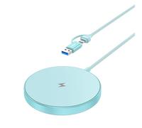 BENFEI Caricatore Wireless Magnetico 15w Compatible con Caricatore MagSafe/iPhone 16 Pro/Plus/Pro Max, iPhone 15 Pro Max Plus, iPhone 14 13 12 Series, Pad di ricarica wireless Mag Safe, Caricatore Mag