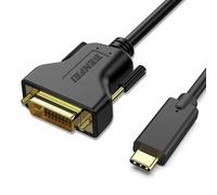 BENFEI Cavo da USB C a DVI, 1,8 metri da tipo C (Thunderbolt 3) a DVI, compatibile con MacBook Pro 2019/2018/2017, Samsung Galaxy S9/S8, Surface Book 2, Dell XPS 13/15, Pixelbook e altro ancora