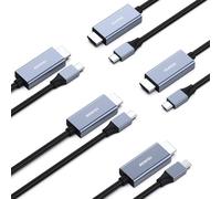 BENFEI Cavo USB C a HDMI 1,8m (4K@60Hz, 2k@144HZ), 5 Confezioni Cavo USB Tipo C a HDMI [Compatibile Thunderbolt 3/4] per iPhone 15 Pro/Max MacBook Pro/Air 2023 iPad Pro iMac S23 XPS 17 e altro