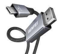 BENFEI Cavo USB C (Thunderbolt 4/3) a DisplayPort 1.4 4,5M (8K@60HZ, 4K@144Hz), Cavo USB tipo C a DisplayPort per iPhone 16,15 Pro/Max MacBook Pro/Air 2023 iPad Pro iMac S23 XPS 17