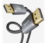 BENFEI [Certificato VESA] 8K Cavo DisplayPort a DisplayPort 1,8M (8K@30Hz 4K@165Hz/120Hz 2K@240Hz/165Hz/144Hz), DP 1.4 32,4 Gbps con HDR10 FreeSync G-Sync DTS-HD DSC1.2 per scheda grafica da gioco