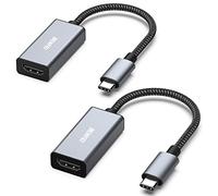BENFEI Confezione da 2 adattatori da USB C a HDMI, da USB di tipo C a HDMI [compatibile con Thunderbolt 3/4] con iPhone 15 Pro/Max, MacBook Pro/Air 2023, iPad Pro, iMac, S23, XPS 17, Surface Book 3 e